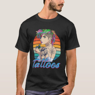 Camiseta Graciosa artista del tatuaje Chica Tattooist Tatto