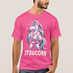 Camiseta Graciosa autodefensa Bjj Shirt Cute Unicorn Jiu Ji