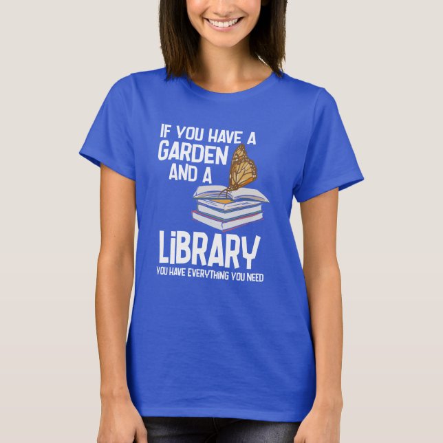 Camiseta Graciosa bibliotecaria y obrera de Keen Gardener (Anverso)