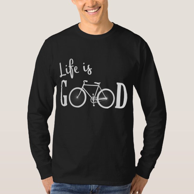 Camiseta Graciosa bicicleta ciclista (Anverso)