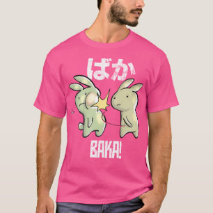 Camiseta Graciosa bofetada de conejo Anime Baka - Baka Japo