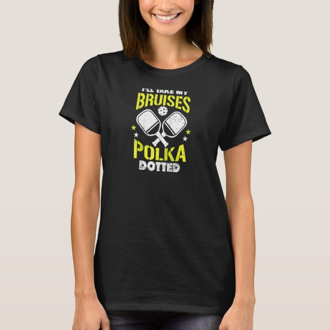 Camiseta Graciosa bola de bolas voy a llevar mis moretones  (Anverso)