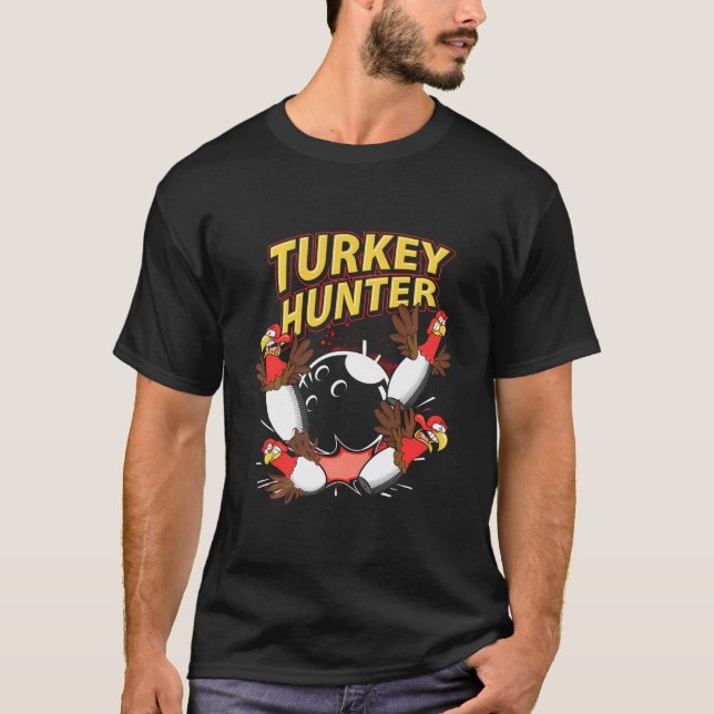 Camiseta Graciosa Bola De Bolas Y Pins Turquía Cazador Diez (Anverso)