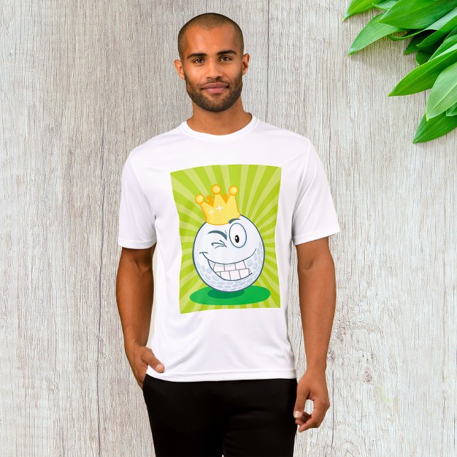 Camiseta Graciosa Bola De Golf King Of Golfing (Subido por el creador)