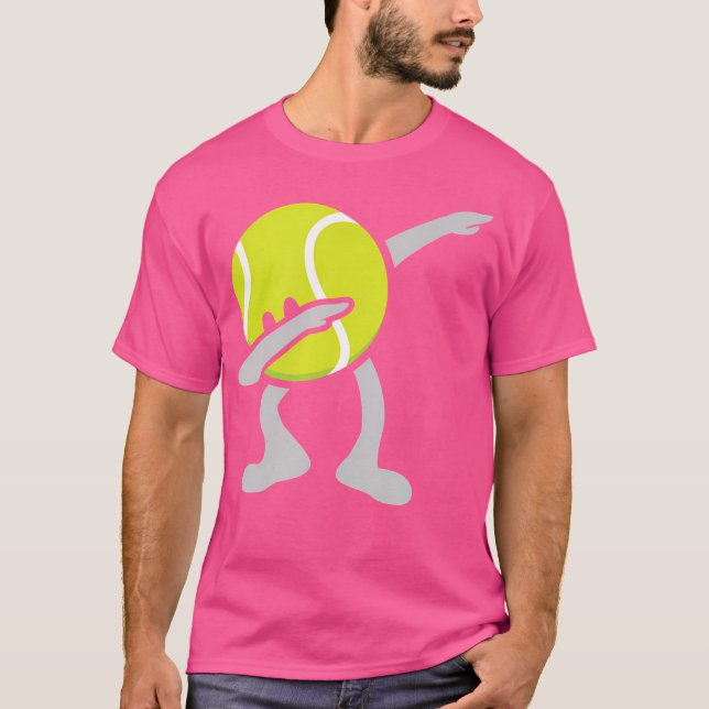 Camiseta Graciosa bola de tenis de Dabbing (Anverso)