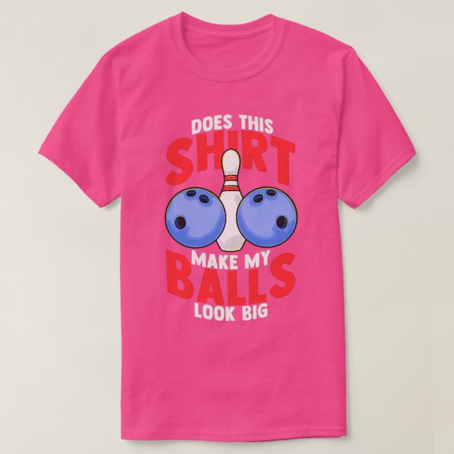 Camiseta Graciosa bolera de diez pines 10 Strike T (Diseño del anverso)