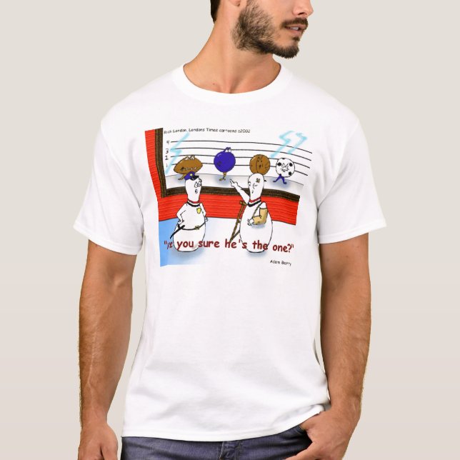 Camiseta Graciosa bolera de la policía (Anverso)