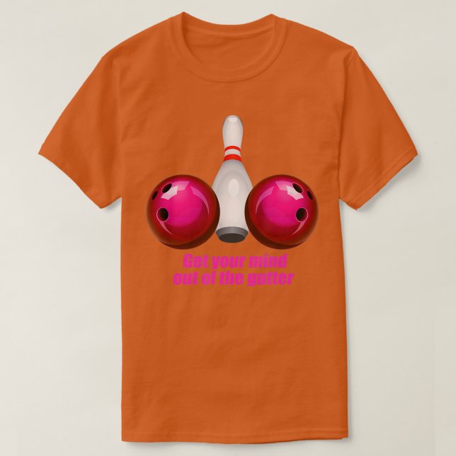 Camiseta Graciosa Bolos A Las Camisas Se Le Ocurre El Gutte (Diseño del anverso)