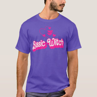 Camiseta Graciosa Bruja Básica Lazy Costume Chicas Mujeres