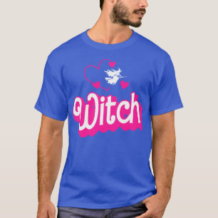 Camiseta Graciosa Bruja Básica Lazy Costume Chicas Mujeres 