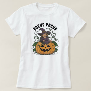 Camiseta Graciosa Bruja de Halloween