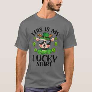 Camiseta Graciosa cabra del Día de San Patricio, esto es mi
