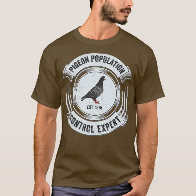Camiseta Graciosa cacería de pichones cazando camisas de av (Anverso)
