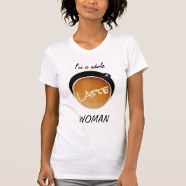 Camiseta Graciosa café mujer lata entera