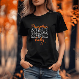 Camiseta Graciosa Calabaza Spice Fall T-Shirt