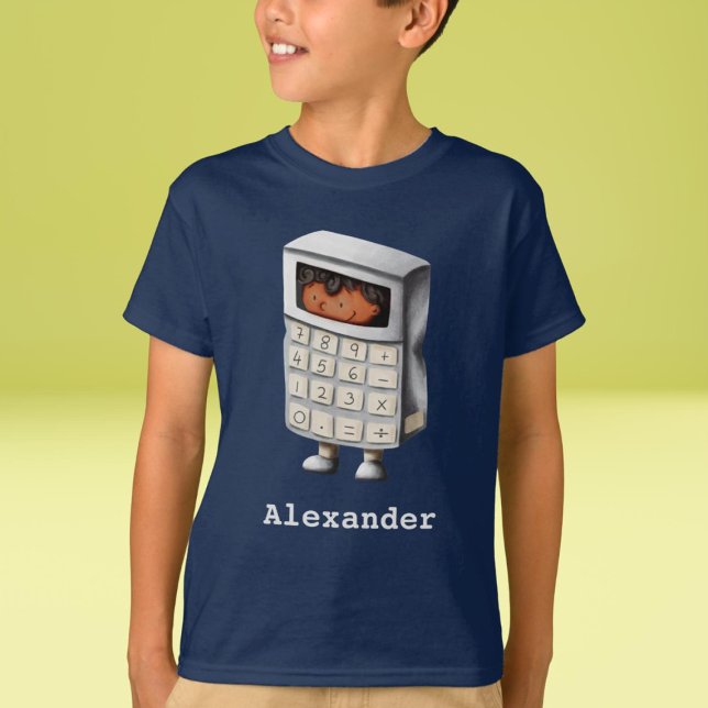 Camiseta Graciosa calculadora de matemáticas cúpulas nervio (Subido por el creador)