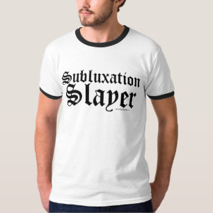 Camiseta Graciosa capa de subluxación de quiropráctico de