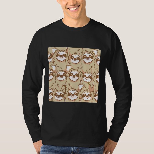 Camiseta Graciosa cara de Sloth (Anverso)
