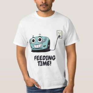 Camiseta Graciosa carga Tesla - Tiempo de alimentación