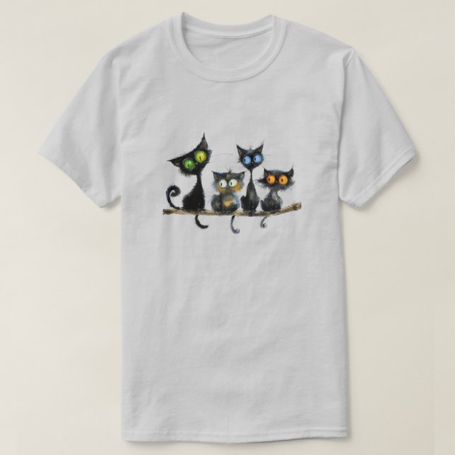 Camiseta Graciosa Cat (Diseño del anverso)
