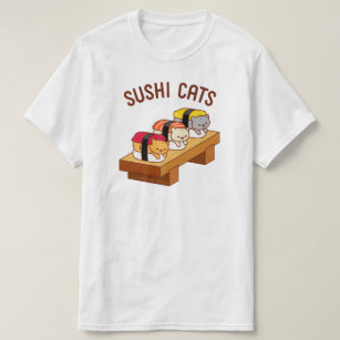Camiseta Graciosa Cat - CATS SUSHI