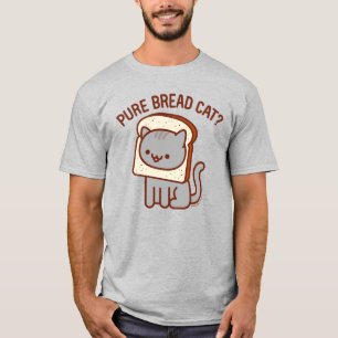 Camiseta Graciosa Cat - "¿GATO DE PAN PURO?"