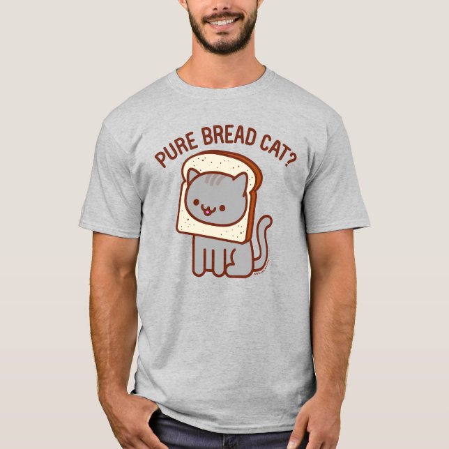 Camiseta Graciosa Cat - "¿GATO DE PAN PURO?" (Anverso)