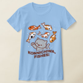 Camiseta Graciosa Cat - PESCADOS KONNICHIWA