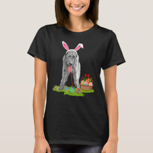 Camiseta Graciosa caza de huevos de Pascua Bunny Irish Wolf