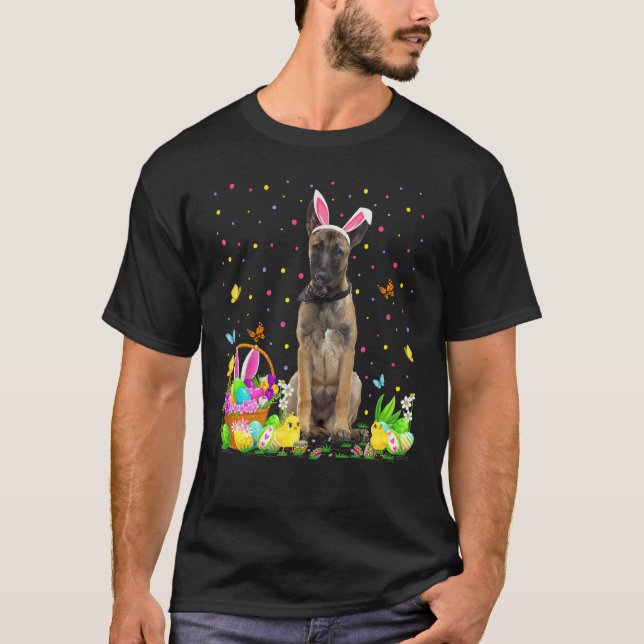 Camiseta Graciosa caza de huevos de Pascua en el este de pe (Anverso)