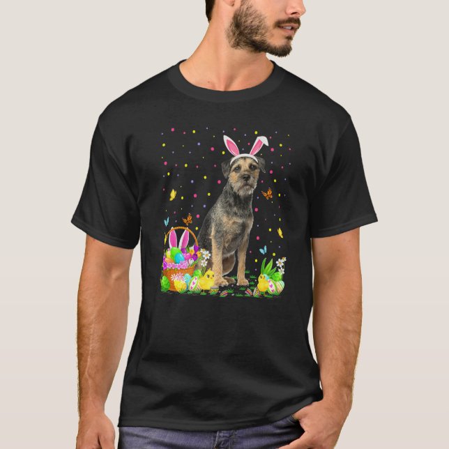Camiseta Graciosa caza de huevos de Pascua Fronteriza Pascu (Anverso)