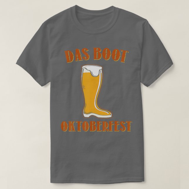 Camiseta Graciosa cerveza alemana Das Boot Munich Alemania  (Diseño del anverso)