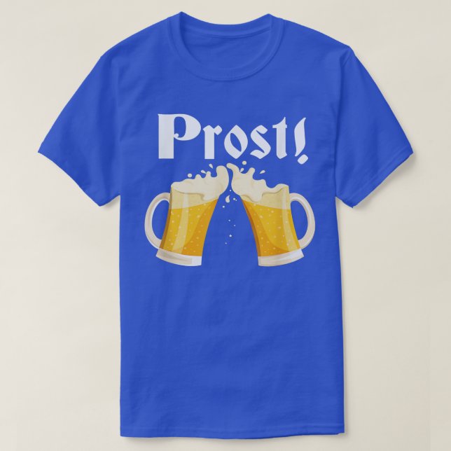Camiseta Graciosa Cerveza de Prost Estados Unidos Bandera A (Diseño del anverso)
