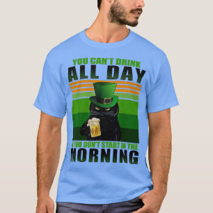 Camiseta Graciosa cerveza negra para gato, día de patinador