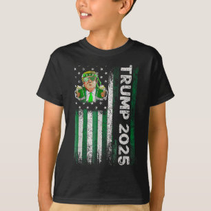 Camiseta Graciosa cerveza Trump que bebe bandera estadounid