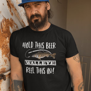 Camiseta Graciosa cerveza Walleye Pun Hobby