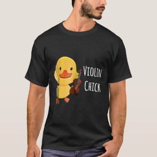 Camiseta Graciosa Chica De Violín Para Violinista Que Ama A