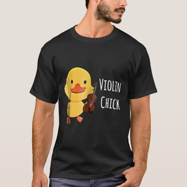 Camiseta Graciosa Chica De Violín Para Violinista Que Ama A (Anverso)