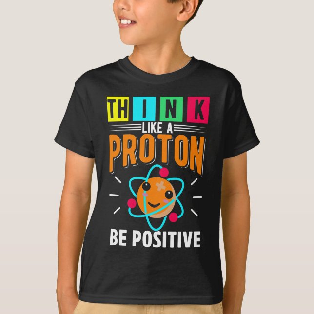 Camiseta Graciosa ciencia física del humor de Proton (Anverso)