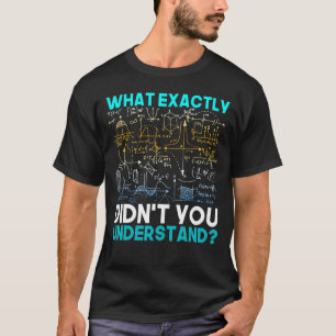 Camiseta Graciosa ciencia Idea Física Matemática