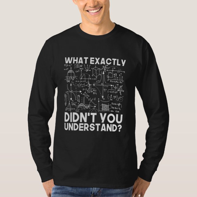 Camiseta Graciosa ciencia Idea Física Matemática (Anverso)