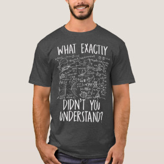 Camiseta Graciosa ciencia Idea Física Matemática 1