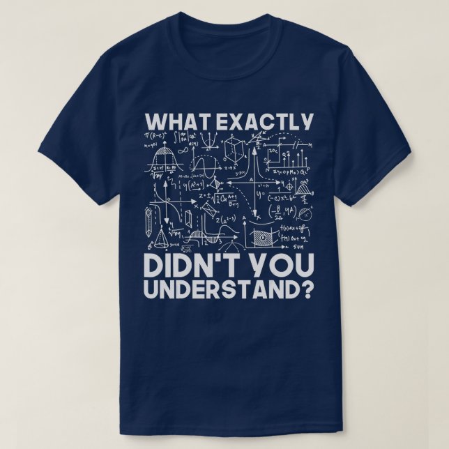 Camiseta Graciosa ciencia regalo Idea Física de matemáticas (Diseño del anverso)