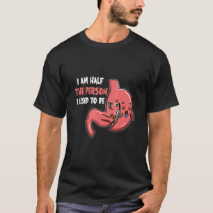 Camiseta Graciosa Cirugía Bariátrica de Manga Gástrica Recu
