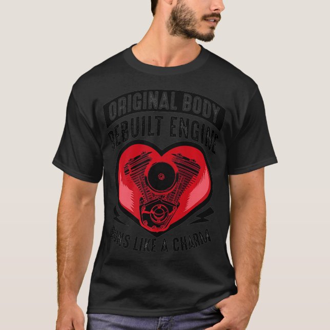 Camiseta Graciosa Cirugía De Corazón Abierto Regalo Pacient (Anverso)