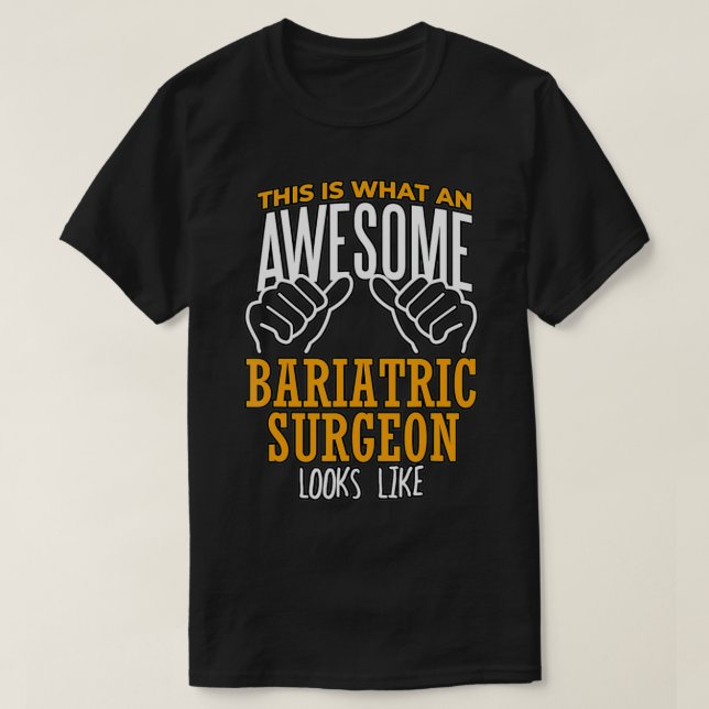 Camiseta Graciosa Cirugía Gástrica de Manga Bariátrica VSG  (Diseño del anverso)