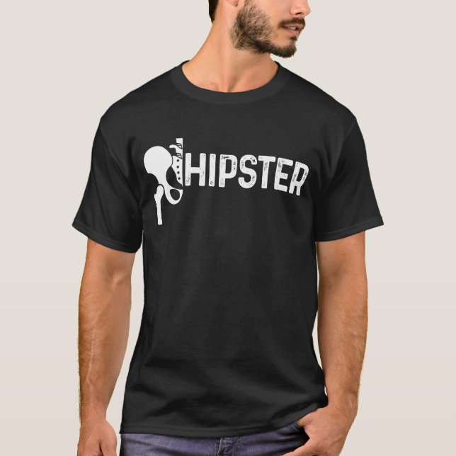 Camiseta Graciosa Cirugía Hipster Hipster de Sustitución de (Anverso)