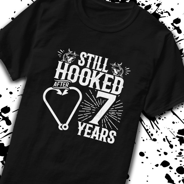 Camiseta Graciosa cita 7 años de matrimonio de parejas casa (Subido por el creador)