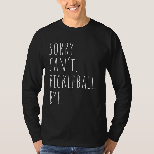 Camiseta Graciosa Cita De Baloncesto De Pickleball (Anverso)
