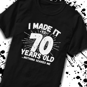 Camiseta Graciosa cita de cumpleaños número 70 Sarcástica d